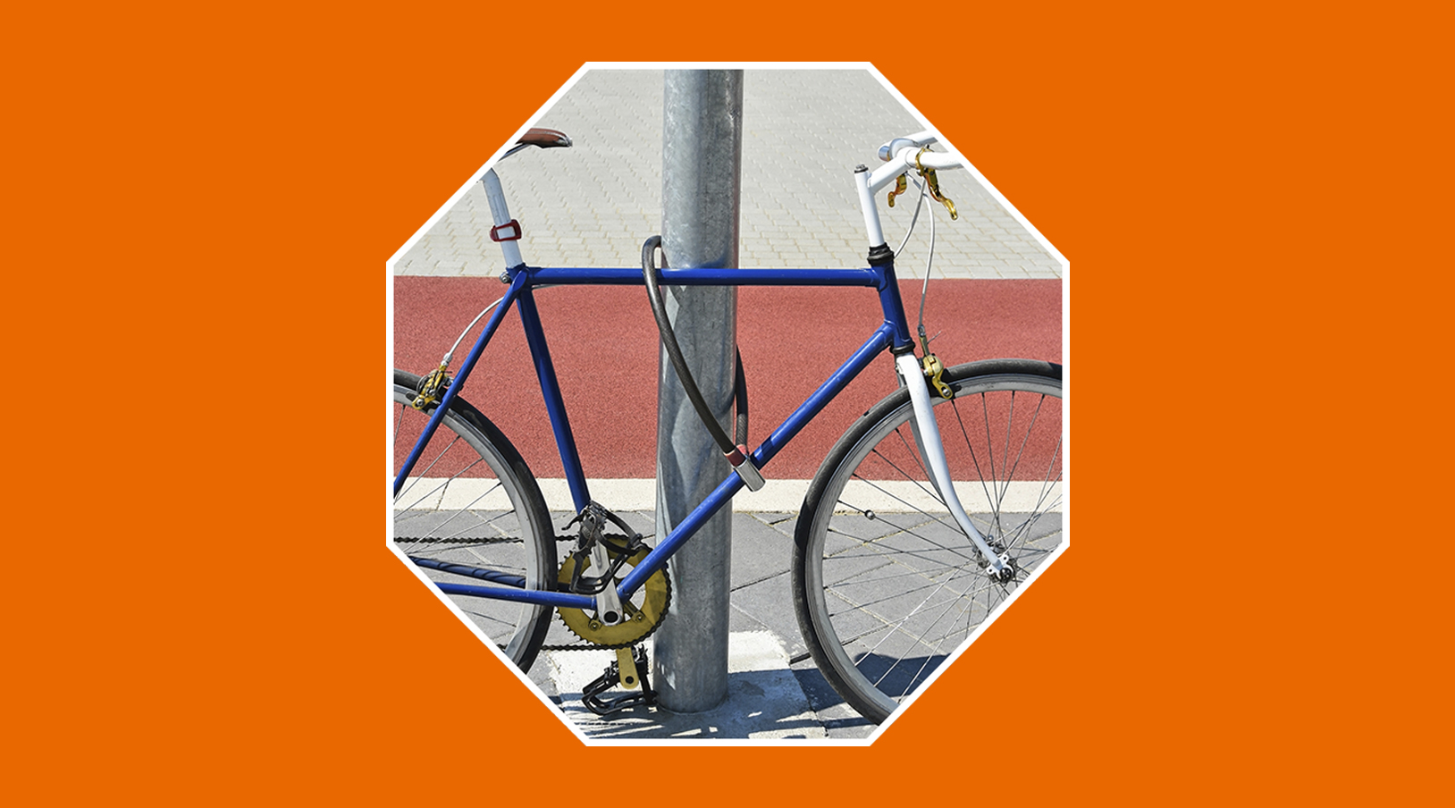Bicicleta de cadena antirrobo  Bloqueo de bicicleta antirrobo