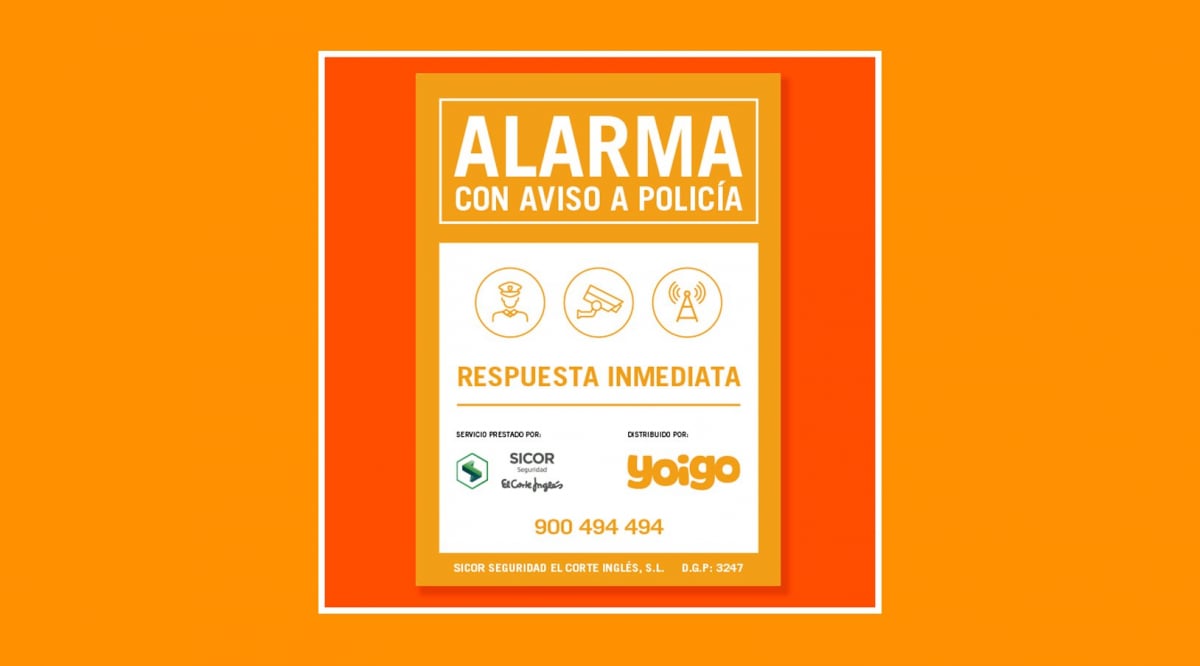 Cartel Videovigilancia Alarma Conectada - Placa Alarma - Aviso a