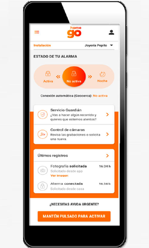 app homego cámara